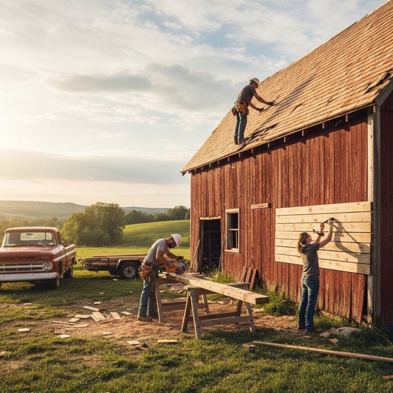 Barn Wall Repair in Kansas City, KS