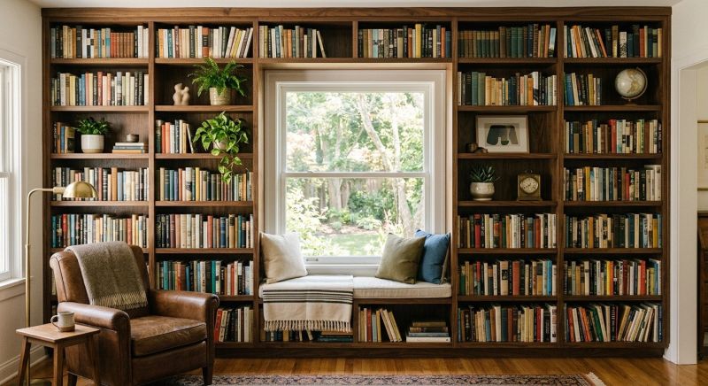 Bookshelves Installation in Frederick, MD