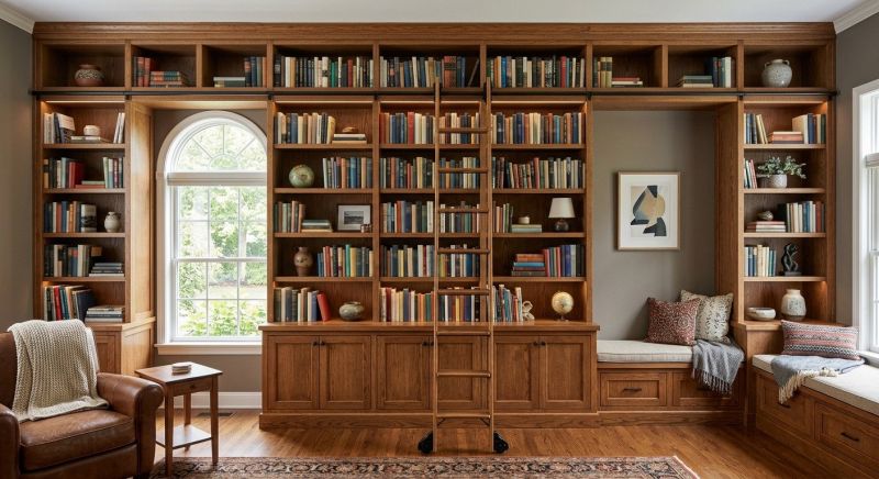 Built In Bookshelves Installation in Alexandria, VA