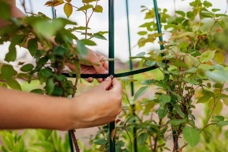 Grape Trellis Installation in Conroe, TX