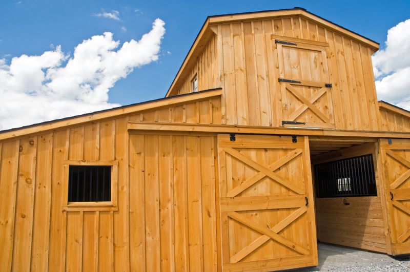 Custom barns are built to your specifications, ensuring quality materials